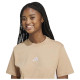 Adidas Γυναικεία κοντομάνικη μπλούζα Essentials 3-Stripes Single Jersey Tee